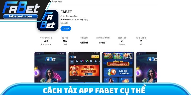 Cách tải app FABET cụ thể