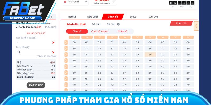Phương pháp tham gia xổ số miền Nam uy tín